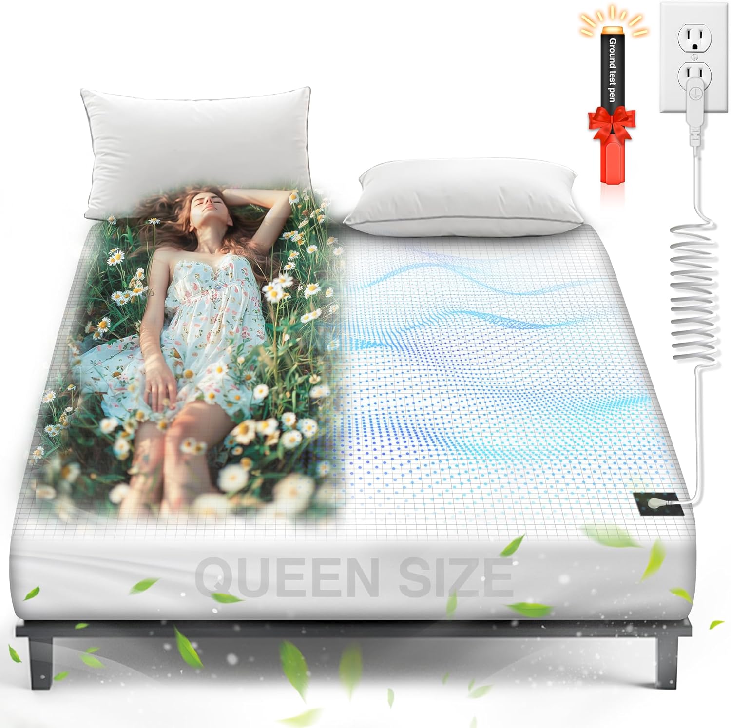 GroundBam Grounding Bed Sheet